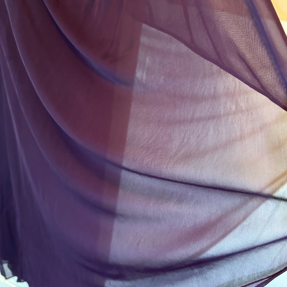 Xscape Plum Bridesmaid/ Prom Gown - Picture 8 of 14